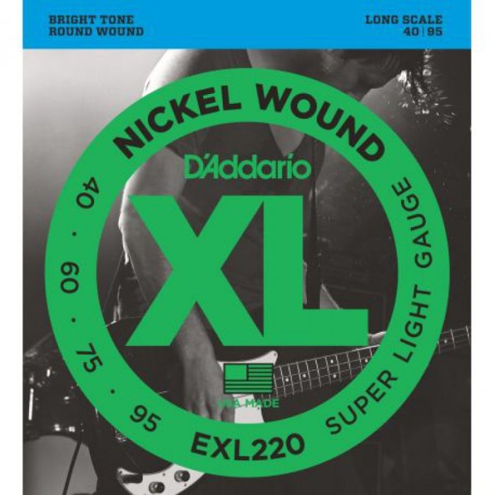 JUEGO CUERDAS BAJO IV D'ADDARIO EXL220 40-95