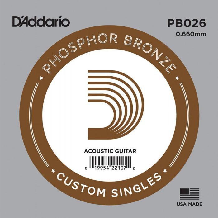 CUERDA 026 D'ADDARIO ACUSTICA
