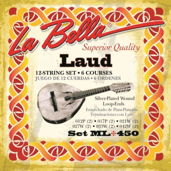 JUEGO CUERDAS LAUD LA BELLA