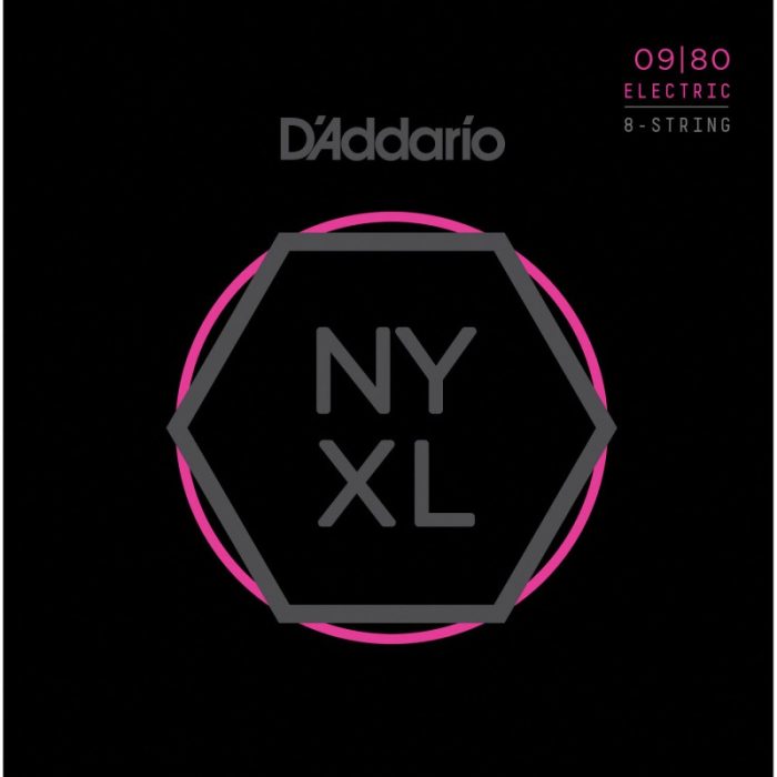 JUEGO CUERDAS ELECTRICA 8 CUERDAS D'ADDARIO NYXL 09-80