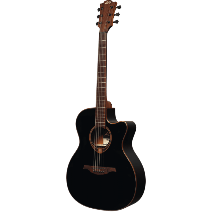 GUITARRA ELECTROACUSTICA LAG TRAMONTANE T118ACE BLACK