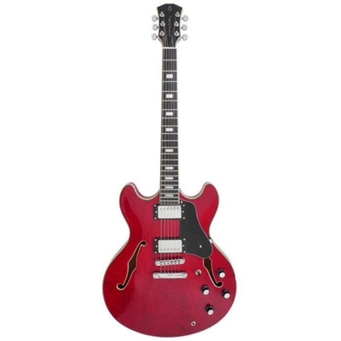 GUITARRA SEMICAJA SIRE LARRY CARLTON H7 SEE THROUGH RED