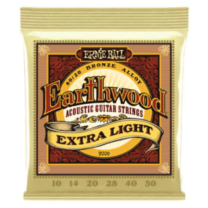 JUEGO CUERDAS ACUSTICA ERNIE BALL EARTHWOOD 10-50