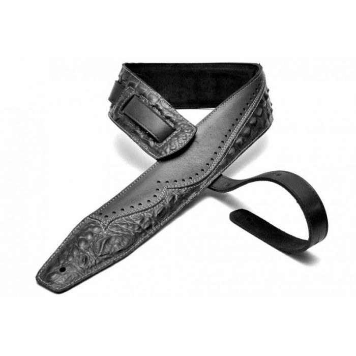 CORREA GUITARRA BOURBON STRAP CHICAGO BLACK