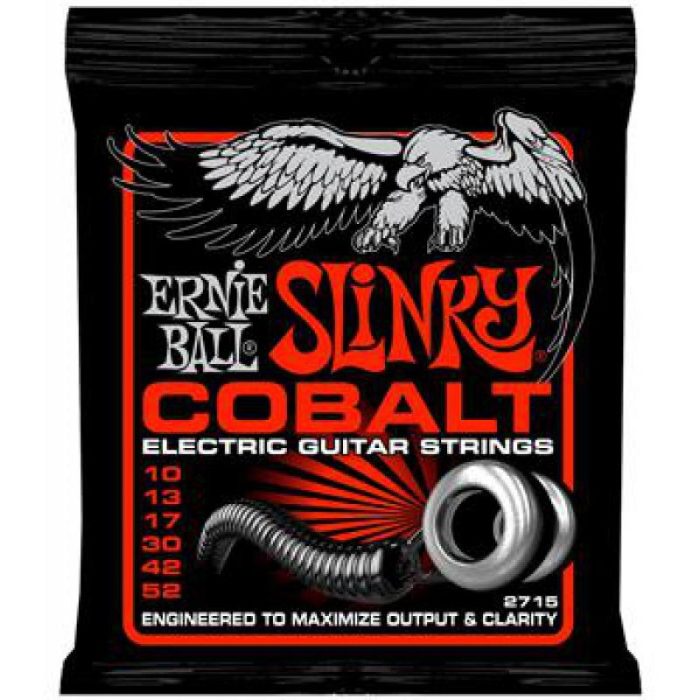 JUEGO CUERDAS ELECTRICA ERNIE BALL COBALT HEAVY BOTTOM 10-52