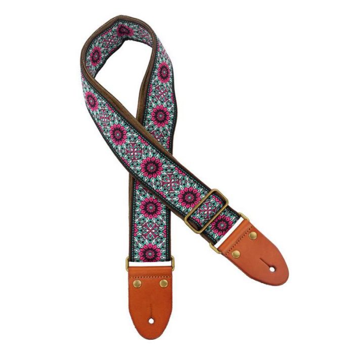 CORREA GAUCHO GST-1280-8 BLACK/BURGUNDY/TURQUOISE