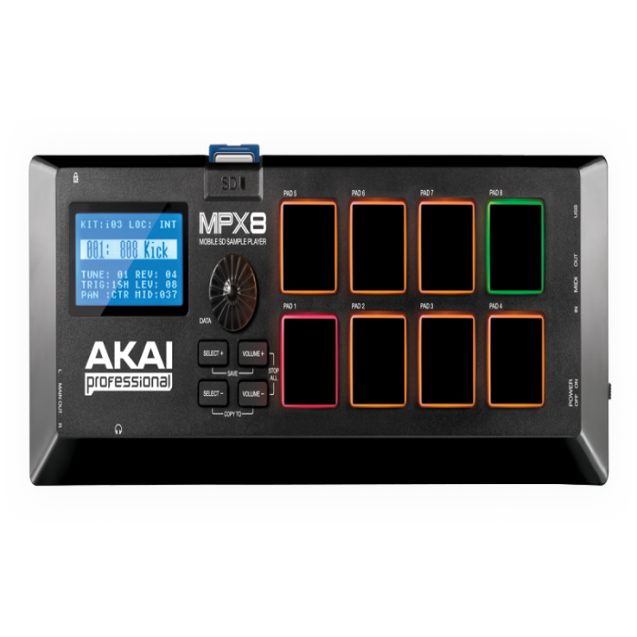 CONTROLADOR DE SAMPLES AKAI MPX8