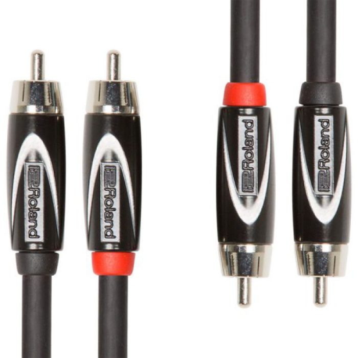 CABLE INSERCION ROLAND 2 RCA - 2 RCA 1mt RCC-3-2R2R