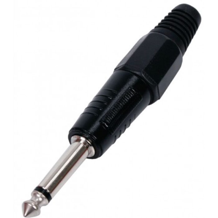 CONECTOR JACK MONO EK AUDIO NEGRO