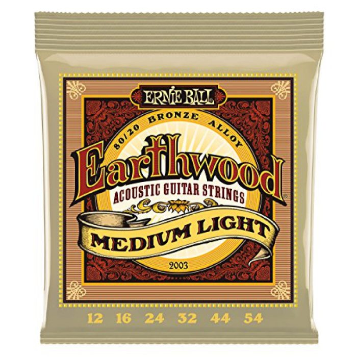 JUEGO CUERDAS ACUSTICA ERNIE BALL EARTHWOOD 12-54