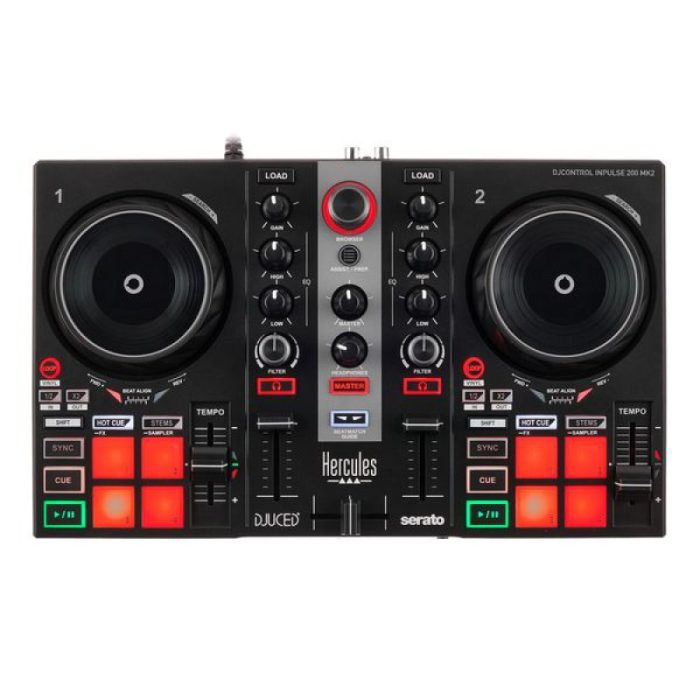 CONTROLADOR DJ HERCULES DJCONTROL IMPULSE 200 MK2