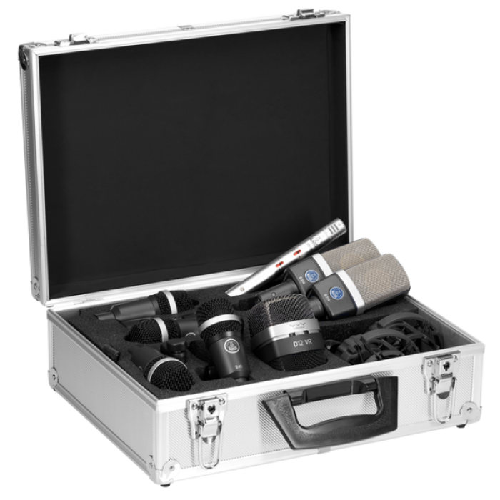 SET MICROFONOS BATERIA AKG DRUM SET PREMIUM MK IV