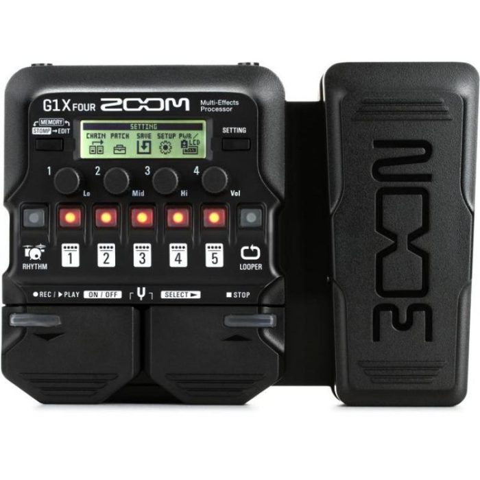 PEDALERA EFECTOS PEDAL GUITARRA ZOOM G1X FOUR