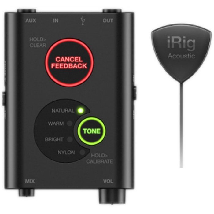 INTERFACE/MICROFONO GUITARRA ACUSTICA IRIG ACOUSTIC STAGE