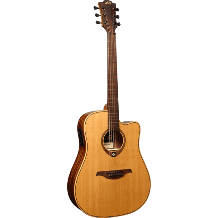 GUITARRA ELECTROACUSTICA LAG TRAMONTANE T170DCE NATURAL