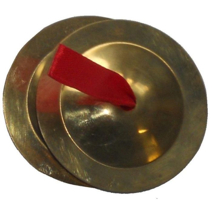 CROTALOS RITMO 6cm LAZO ROJO