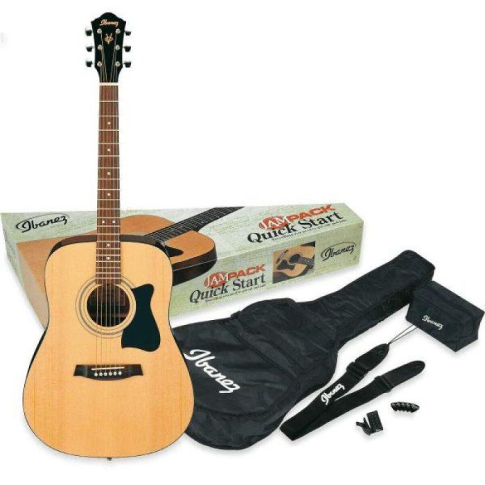 PACK GUITARRA ACUSTICA IBANEZ V50NJP-OPN