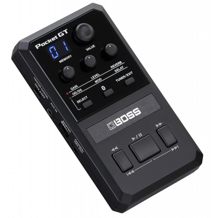 PROCESADOR Y AMPLIFICADOR DE GUITARRA BOSS POCKET GT