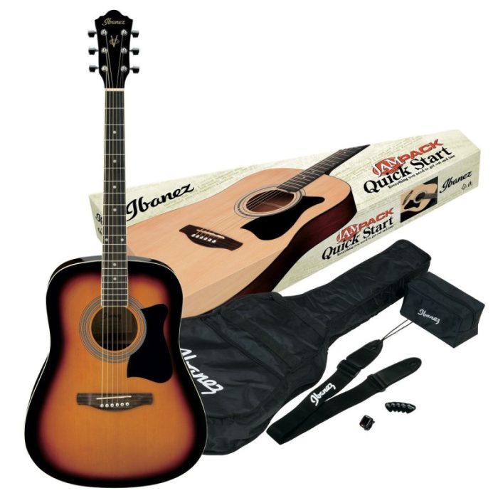 PACK GUITARRA ACUSTICA IBANEZ V50NJP-OVS