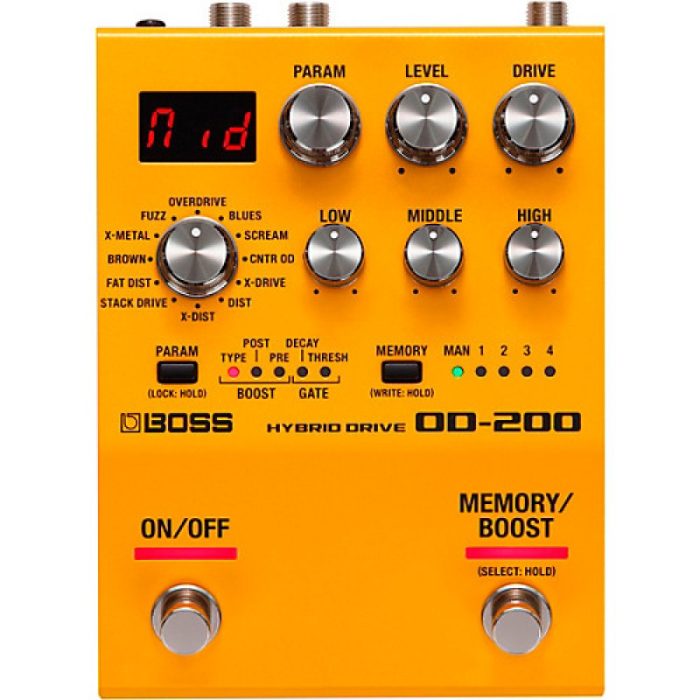 PEDAL EFECTOS BOSS HYBRID OVERDRIVE OD-200