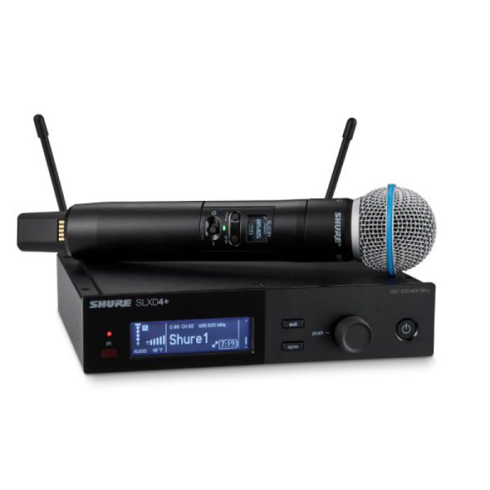 MICROFONO INALAMBRICO SHURE SLXD24PE/B58 G65