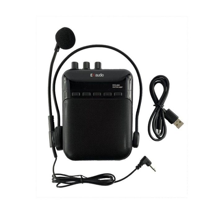 AMPLIFICADOR DE VOZ MINI CON MICRO DIADEMA EK EKCLMIC