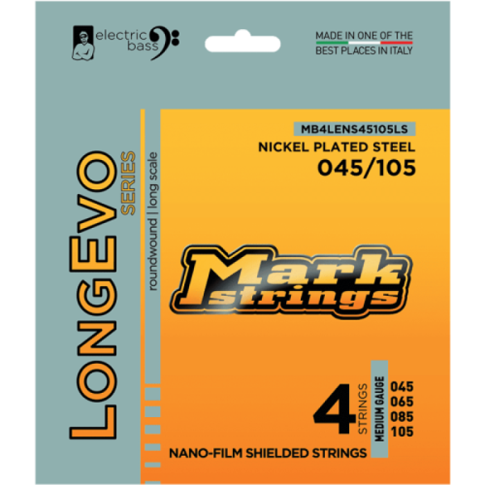 JUEGO CUERDAS BAJO MARKBASS LONGEVO MB4LENS45105LS 45-105