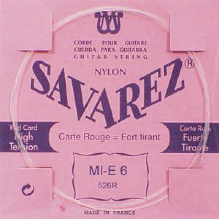 CUERDA 6ª SAVAREZ CARTA ROJA 526-R