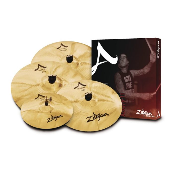 SET PLATOS ZILDJIAN A CUSTOM (16"CR, 20"RD, 14" HH y 18"CR)