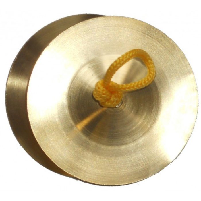 CROTALOS RITMO 9cm LAZO AMARILLO