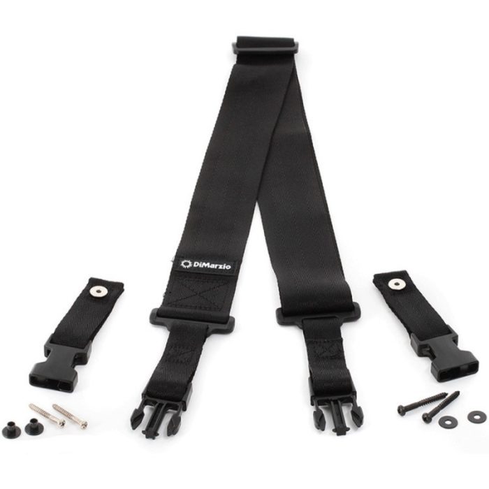 CORREA DIMARZIO CLIPLOCK NYLON NEGRO DD2200BK
