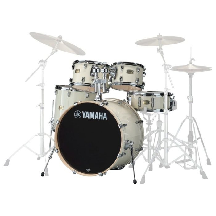 BATERIA YAMAHA STAGE CUSTOM BIRCH 22" SBP2F5 CLASSIC WHITE