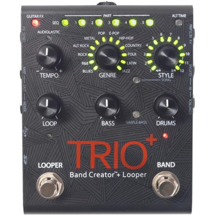 PEDAL EFECTOS DIGITECH TRIO BAND CREATOR PLUS