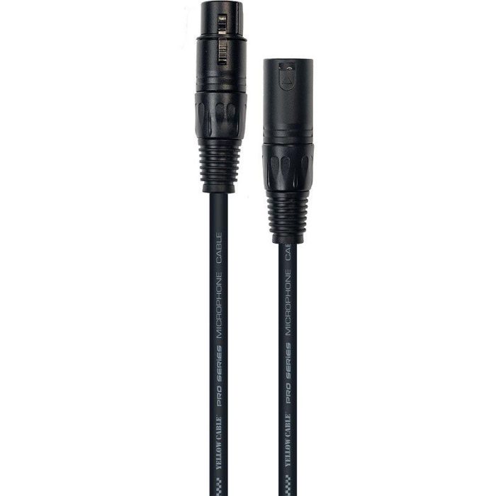 CABLE MICROFONO YELLOW CABLE STD XLR-XLR 1m ECO M01X