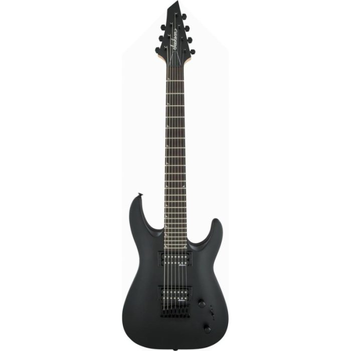 GUITARRA JACKSON 7 CUERDAS JS22-7 DKA AH-HT SATIN BLACK