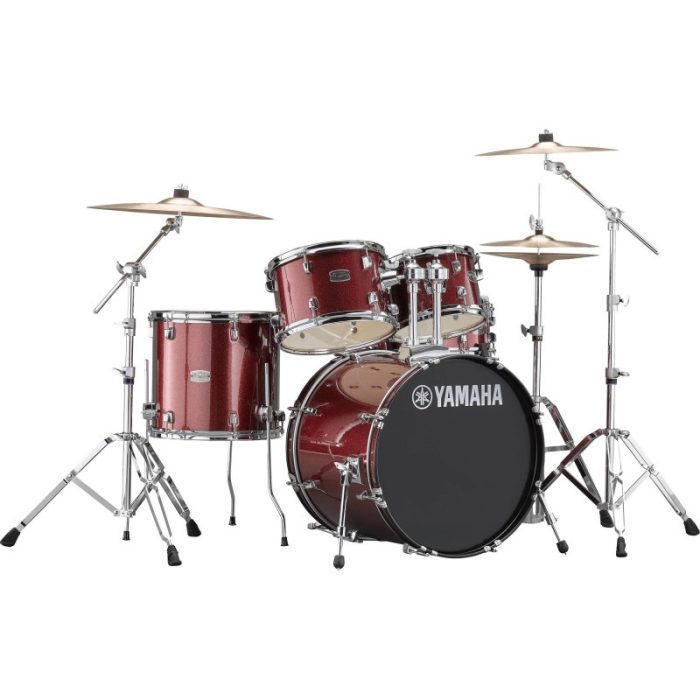 BATERIA YAMAHA RYDEEN RDP0F5 BURGUNDY GLITTER+PLATOS PAISTE