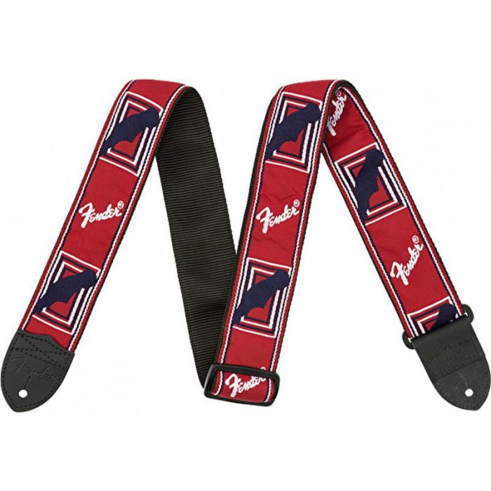 CORREA FENDER MONOGRAMMED RED/WHITE/BLUE