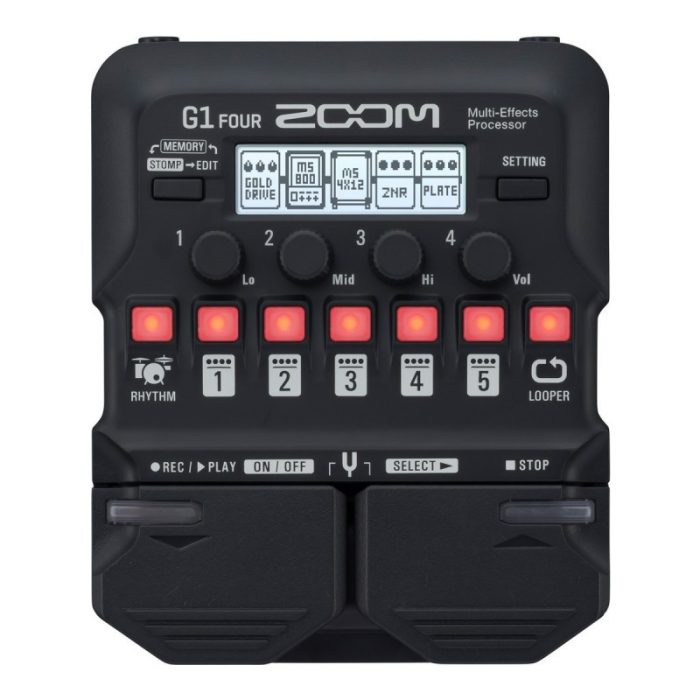 PEDALERA EFECTOS GUITARRA ZOOM G1 FOUR