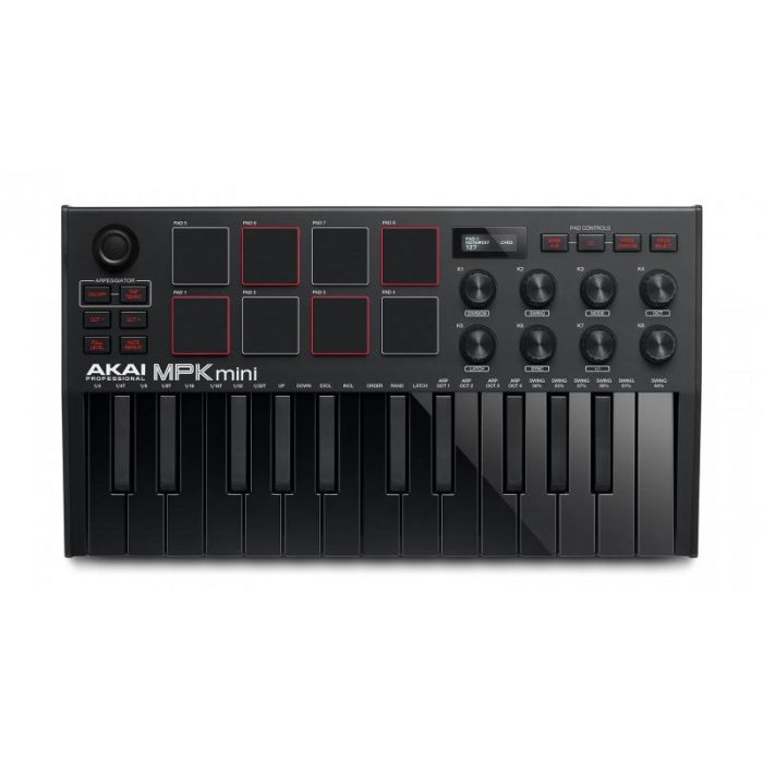 TECLADO CONTROLADOR AKAI MPK MINI MK3 BLACK