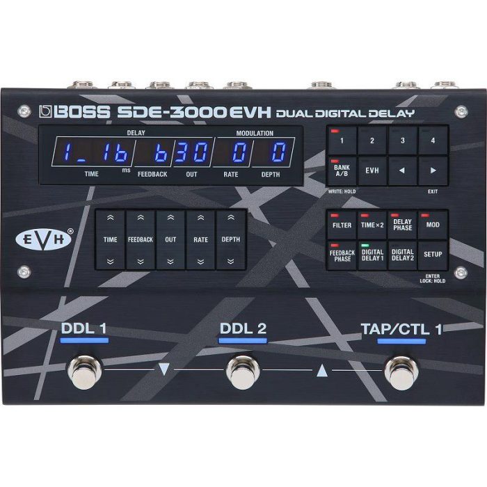 PEDAL EFECTOS BOSS DUAL DIGITAL DELAY SDE-3000 EVH
