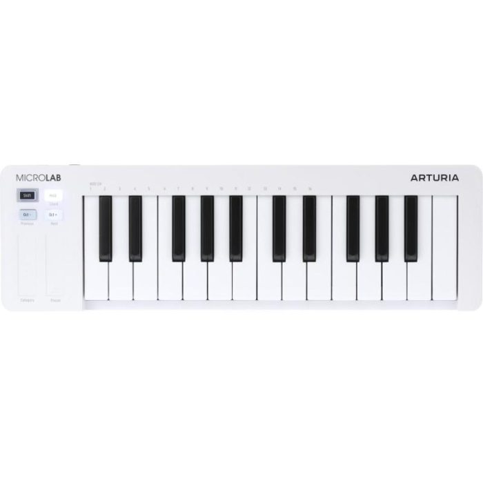 TECLADO CONTROLADOR ARTURIA MICROLAB MK3 WHITE