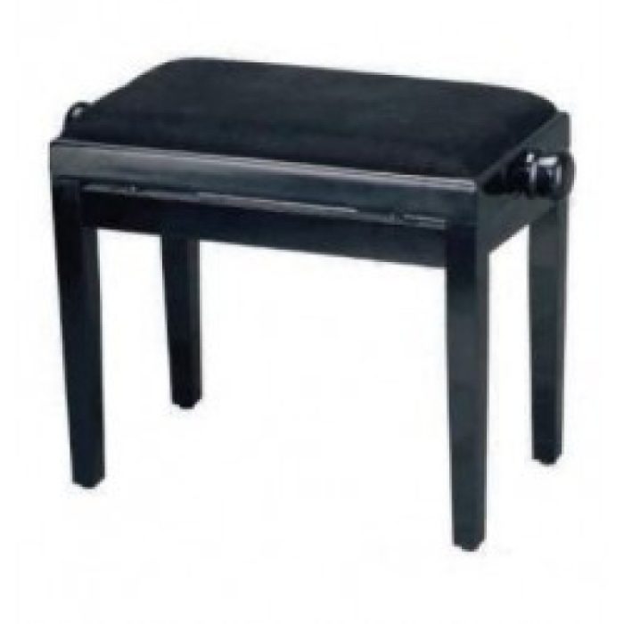 BANQUETA PIANO AMADEUS NEGRO BRILLO