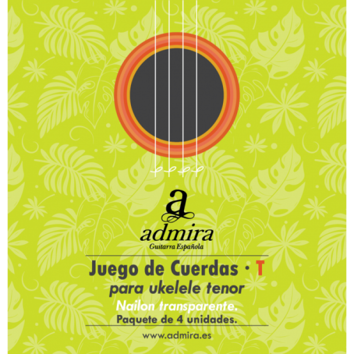 JUEGO CUERDAS UKELELE TENOR ADMIRA