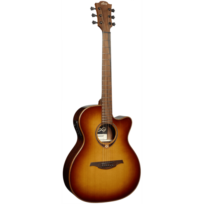GUITARRA ELECTROACUSTICA LAG TRAMONTANE T118ACE BROWN SHADOW