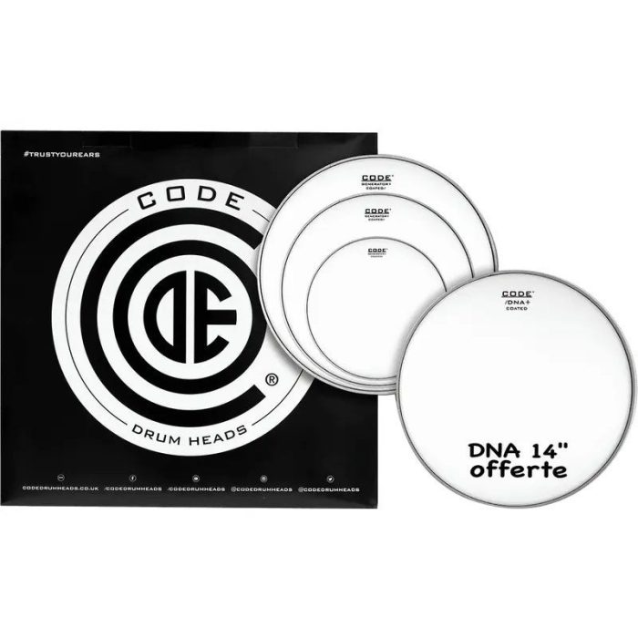 PACK PARCHES TOM CODE GENERATOR FUSION COATED 10,12,14+DNA14
