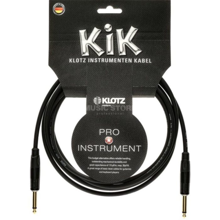 CABLE INSTRUMENTO KLOTZ PRO KIK 6mt KIKKG6.OPPSW