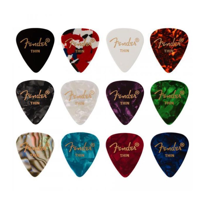 PACK 12 PUAS FENDER 351 CELLULOID MEDLEY THIN