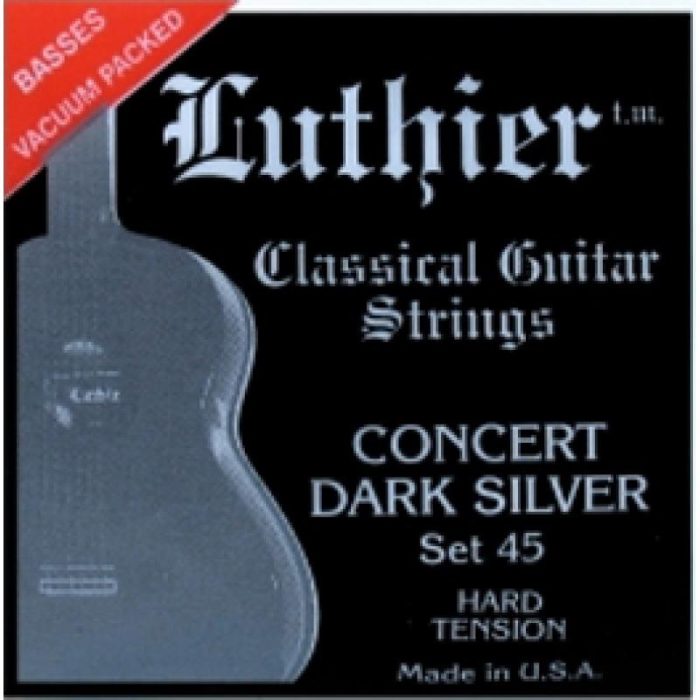 JUEGO CUERDAS LUTHIER SET 45 DARK SILVER T.ALTA
