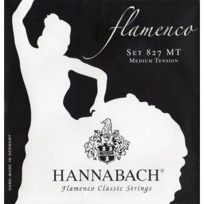 JUEGO CUERDAS ESPAÑOLA HANNABACH FLAMENCO T. MEDIA 827-MT