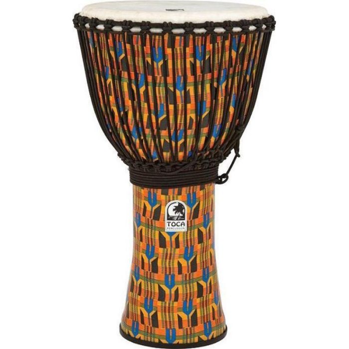 DJEMBE TOCA 12" SFDJ-12K KENTE CLOTH